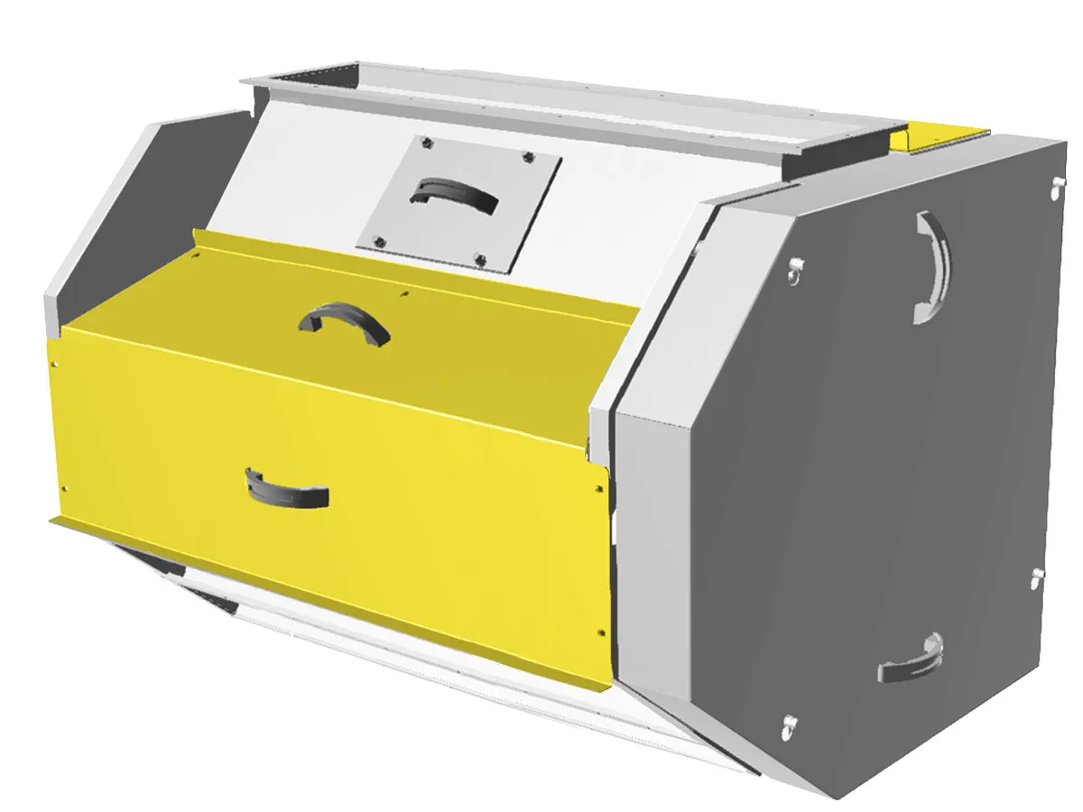 เครื่องแยกแม่เหล็กทรงซิกแซก Cleanflow (Cascade Magnet) แบบล้างอัตโนมัติ ไม่ขวางทางไหลวัตถุดิบ