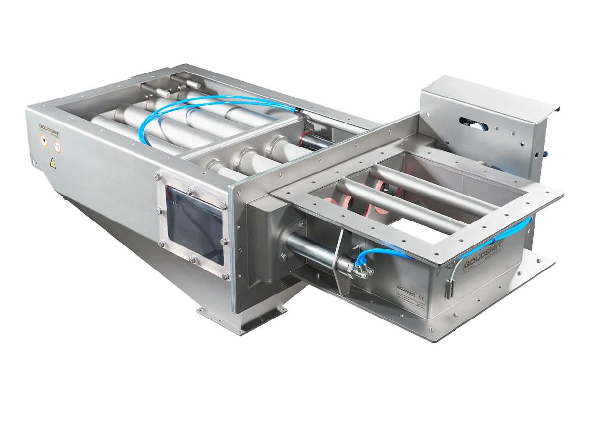 Cleanflow EasyClean Magnet 12,000 Gauss - เครื่องแยกแม่เหล็กพลังสูงสำหรับผงและเม็ด กำลังการผลิตสูง
